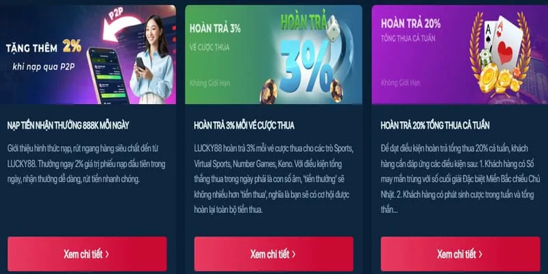 Thưởng nạp lại hàng tuần Betking nhà cái